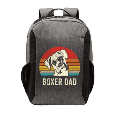 Vintage Boxer Dad Ever Daddy Funny Gift Dog Dad Father Gift Vector Backpack