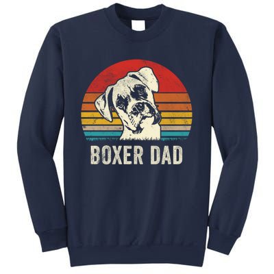 Vintage Boxer Dad Ever Daddy Funny Gift Dog Dad Father Gift Sweatshirt