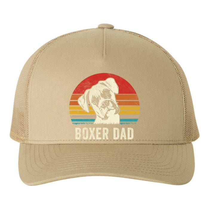 Vintage Boxer Dad Ever Daddy Funny Gift Dog Dad Father Gift Yupoong Adult 5-Panel Trucker Hat