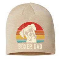 Vintage Boxer Dad Ever Daddy Funny Gift Dog Dad Father Gift Sustainable Beanie