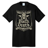 Vintage Black Death 70s Skull Malt Liquor Tall T-Shirt