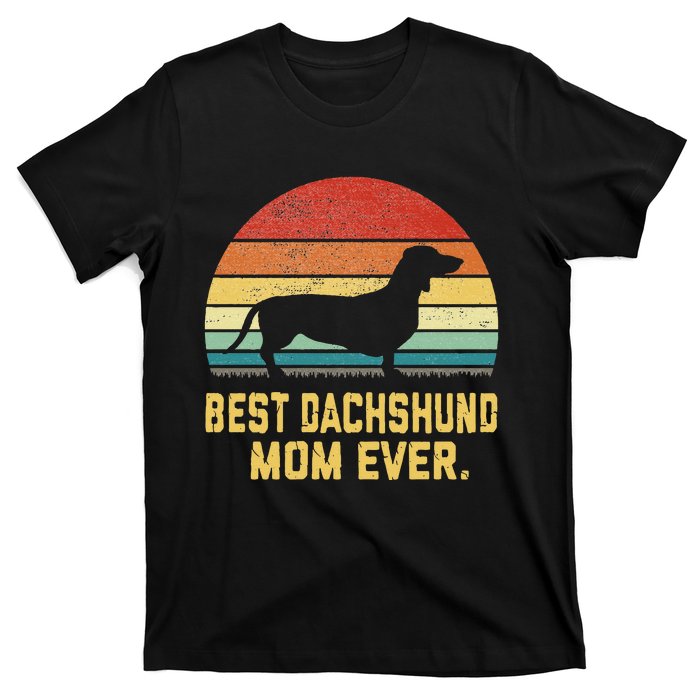 Vintage Best Dachshund Mom Ever T-Shirt