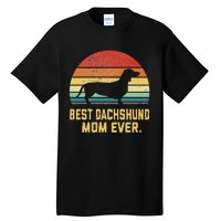 Vintage Best Dachshund Mom Ever Tall T-Shirt