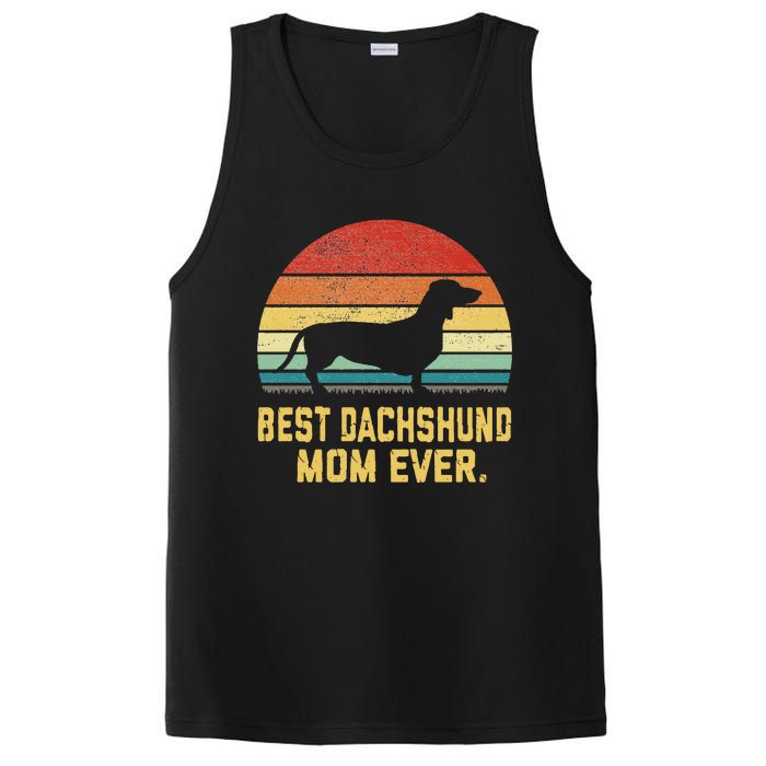 Vintage Best Dachshund Mom Ever PosiCharge Competitor Tank