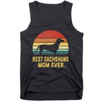 Vintage Best Dachshund Mom Ever Tank Top