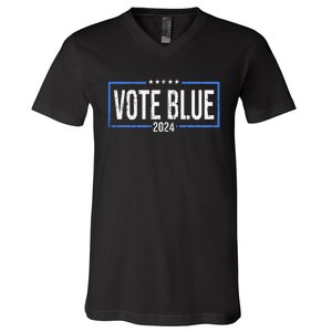 Vote Blue Democrats 2024 Presidential Election Political V-Neck T-Shirt