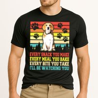 Vintage Beagle Dog Funny Every Snack You Make Bite You Take Performance Shirt