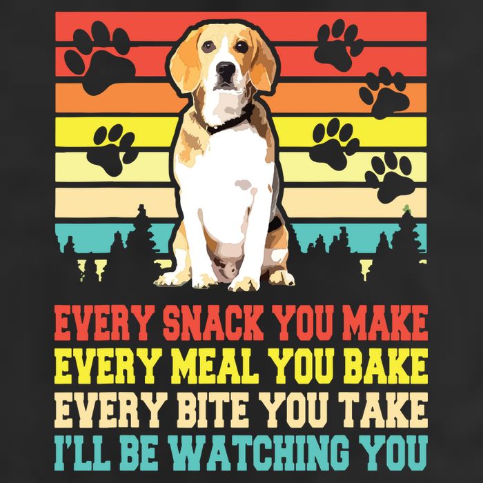 Vintage Beagle Dog Funny Every Snack You Make Bite You Take Tumbler