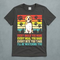 Vintage Beagle Dog Funny Every Snack You Make Bite You Take T-Shirt
