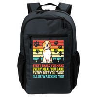 Vintage Beagle Dog Funny Every Snack You Make Bite You Take Backpack