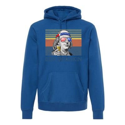 Vintage Ben Drankin Funny Gift Premium Hoodie