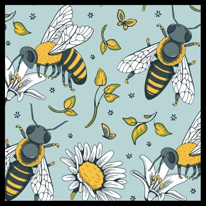 Vintage Bees Daisy Floral Sweatshirt