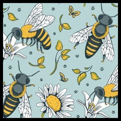 Vintage Bees Daisy Floral T-Shirt