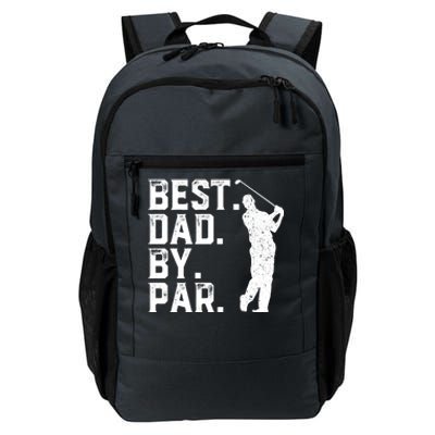 Vintage Best Dad By Par Golfer Funny Daddy Golf Fathers Day Cool Gift Daily Commute Backpack