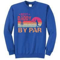 Vintage Best Daddy By Par Disk Golf Funny Fathers Day Funny Gift Sweatshirt