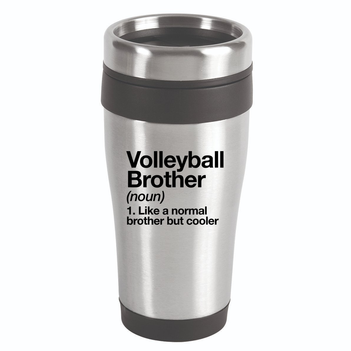 Volleyball Brother Definition Funny Sports Gift 16oz Travel Tumbler