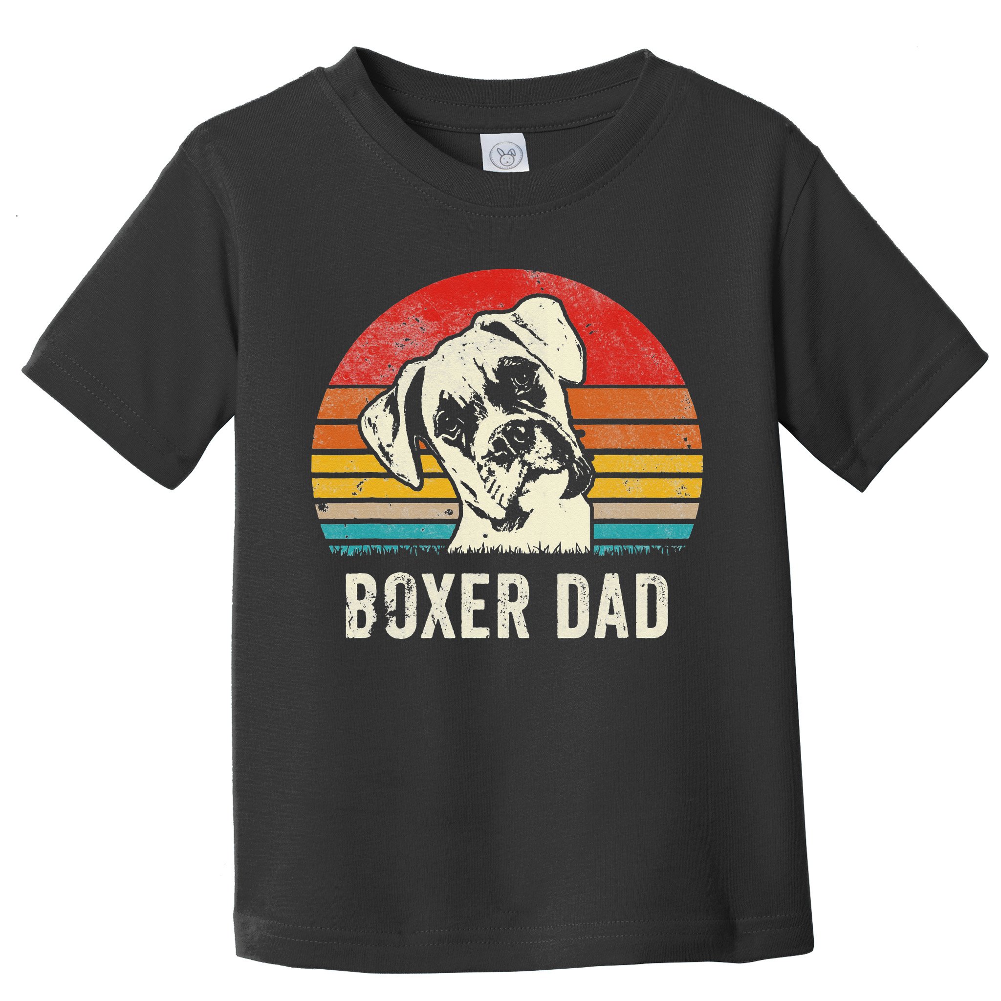Vintage Boxer Dad Ever Daddy Gifts Dog Dad Father Toddler T-Shirt