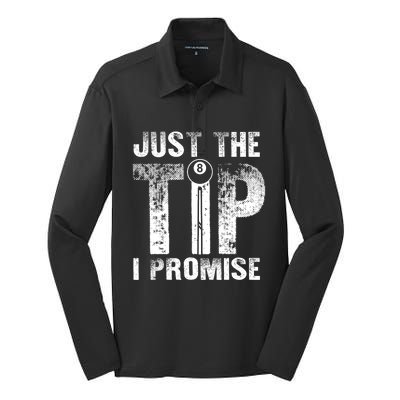 Vintage Billard Funny Quote Billiard Player Snooker Pool Gift Silk Touch Performance Long Sleeve Polo