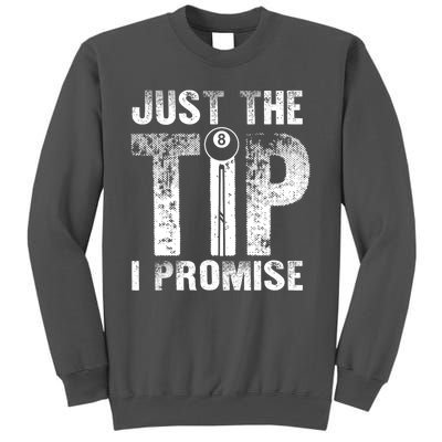 Vintage Billard Funny Quote Billiard Player Snooker Pool Gift Tall Sweatshirt