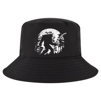 Vintage Big Foot Fishing Cool Comfort Performance Bucket Hat
