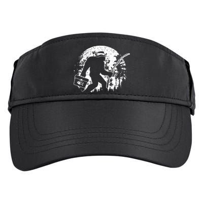 Vintage Big Foot Fishing Adult Drive Performance Visor