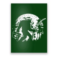 Vintage Big Foot Fishing Poster