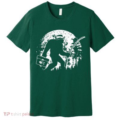 Vintage Big Foot Fishing Premium T-Shirt