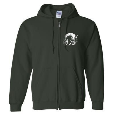 Vintage Big Foot Fishing Full Zip Hoodie