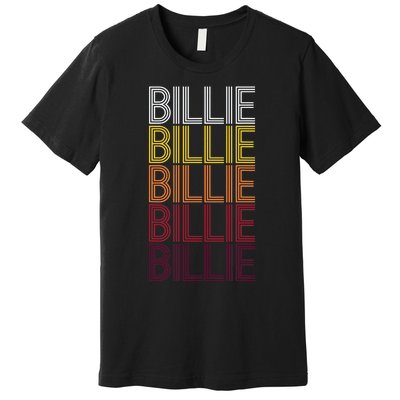 Vintage Billie First Name Billie Premium T-Shirt