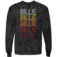 Vintage Billie First Name Billie Tie-Dye Long Sleeve Shirt