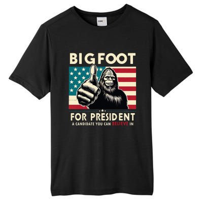 Vote Bigfoot For President 2024 Funny Election Tall Fusion ChromaSoft Performance T-Shirt