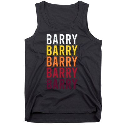 Vintage Barry First Name Barry Tank Top