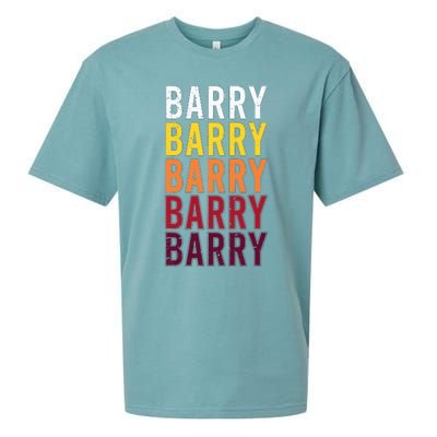 Vintage Barry First Name Barry Sueded Cloud Jersey T-Shirt