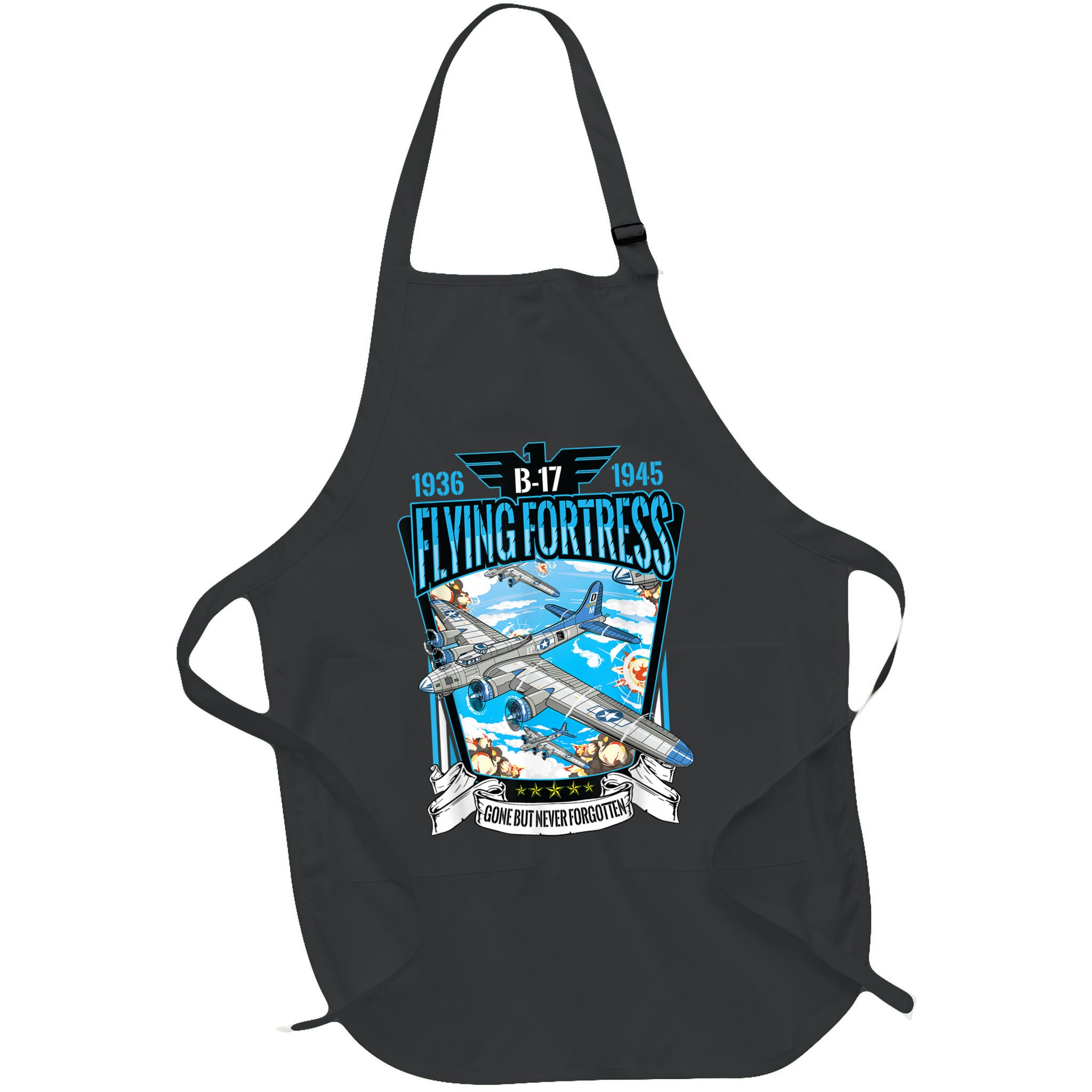 Vintage B17 Flying Fortress WW2 Heavy Bomber Aviator Apron