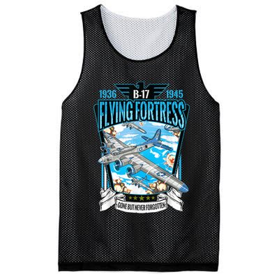Vintage B17 Flying Fortress WW2 Heavy Bomber Aviator Mesh Reversible Basketball Jersey Tank