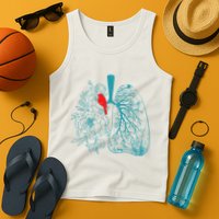 Vintage Boho Flower Floral Nature Lungs Tank Top