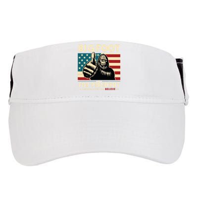 Vote Bigfoot For President 2024 Funny Election Adult Drive Performance Visor