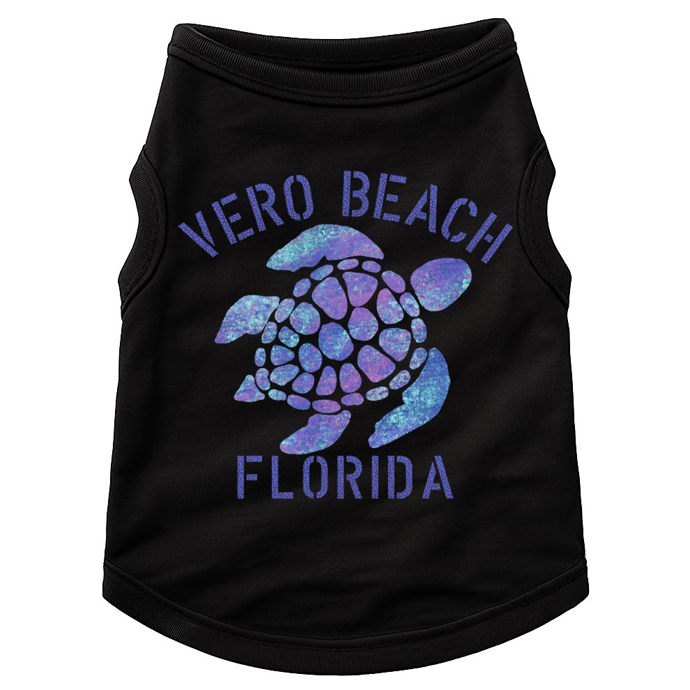 Vero Beach Fl Beach Design / Tribal Turtle Gift Doggie Tank