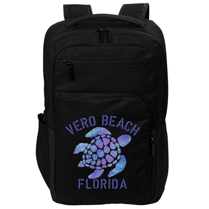 Vero Beach Fl Beach Design / Tribal Turtle Gift Impact Tech Backpack