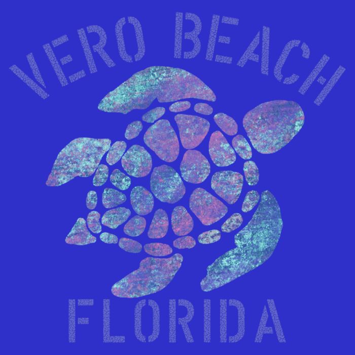 Vero Beach Fl Beach Design / Tribal Turtle Gift 16 in Basic Backpack