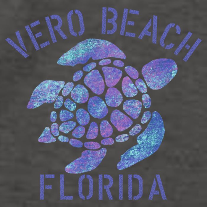Vero Beach Fl Beach Design / Tribal Turtle Gift Vector Backpack