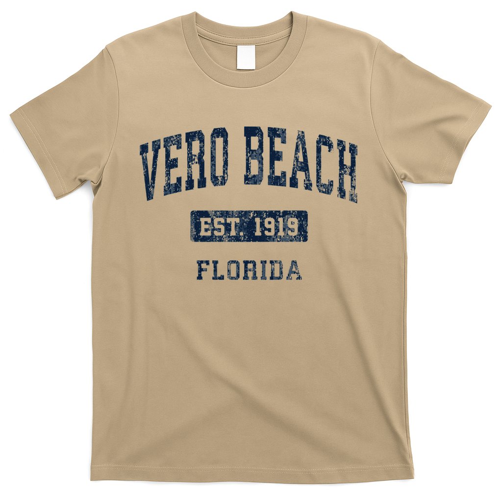 Vero Beach Florida Fl Vintage Established T-Shirt