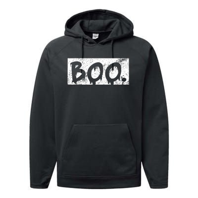 Vintage Boo Funny Lazy Halloween Costumes Performance Fleece Hoodie