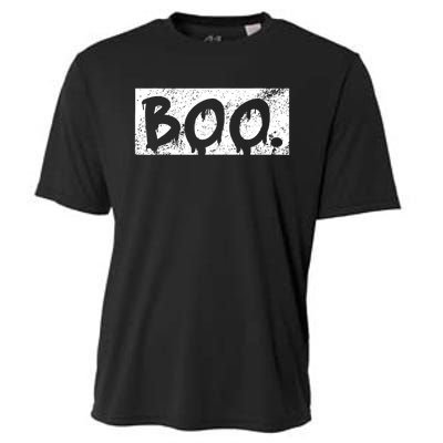 Vintage Boo Funny Lazy Halloween Costumes Cooling Performance Crew T-Shirt