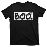 Vintage Boo Funny Lazy Halloween Costumes T-Shirt