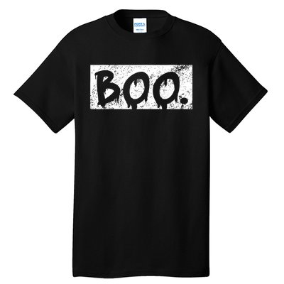 Vintage Boo Funny Lazy Halloween Costumes Tall T-Shirt