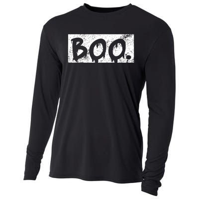 Vintage Boo Funny Lazy Halloween Costumes Cooling Performance Long Sleeve Crew