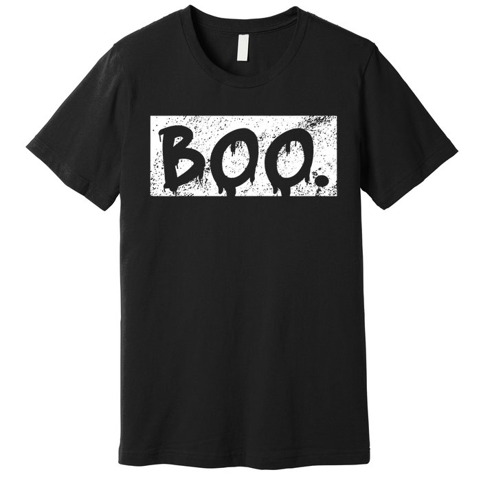 Vintage Boo Funny Lazy Halloween Costumes Premium T-Shirt