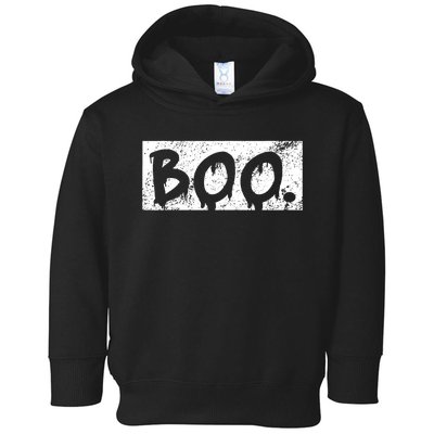 Vintage Boo Funny Lazy Halloween Costumes Toddler Hoodie