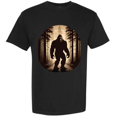 Vintage Bigfoot Funny Hide & Seek Garment-Dyed Heavyweight T-Shirt